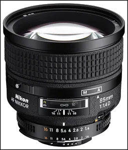 85mm f/1.4D AF Nikkor